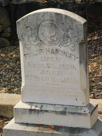 [Picture of Phillip Hambly grave]